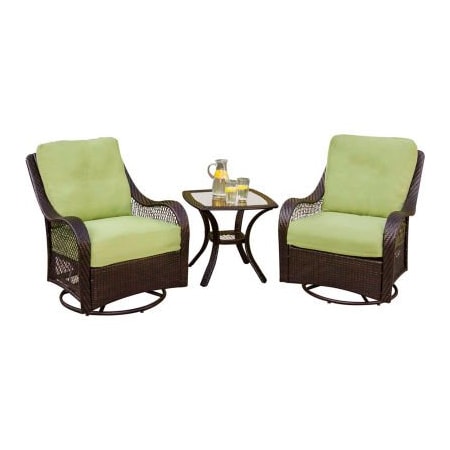 Almo Fulfillment Services Hanover Orleans 3 Piece Outdoor Patio Set ORLEANS3PCSW